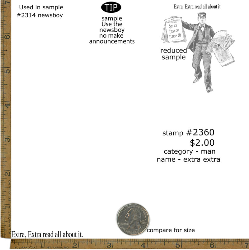 #2360 - Extra Extra - Man